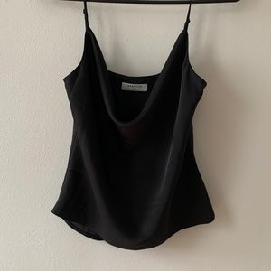 Babaton Satin Cowlneck Camisole XS